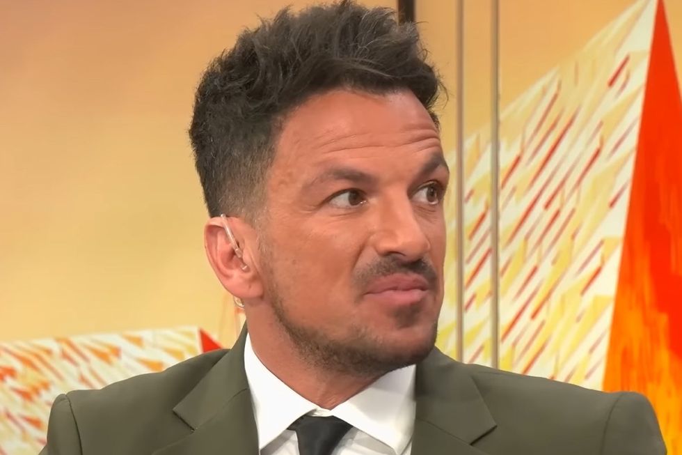 \u200bPeter Andre made his presenting debut on GB News back in May