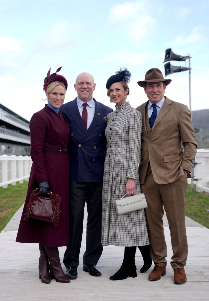 \u200bPeter Phillips and his bride-to-be, Harriet Sperling, along with Zara and Mike Tindall