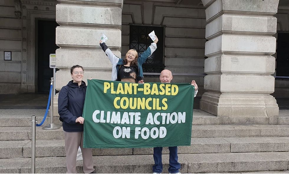 \u200bPlant-based councils protest