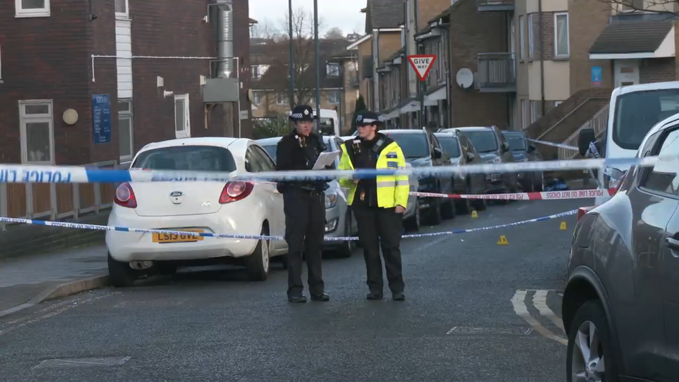\u200bPolice cordon on Gifford Street in Brent, London