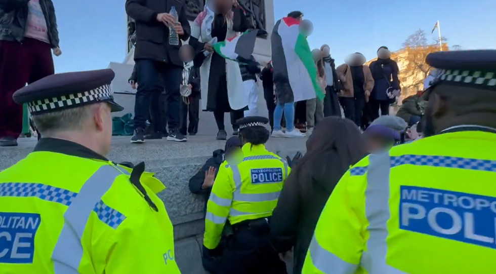 \u200bPolice have arrested 12 people in the latest Palestine protest in London