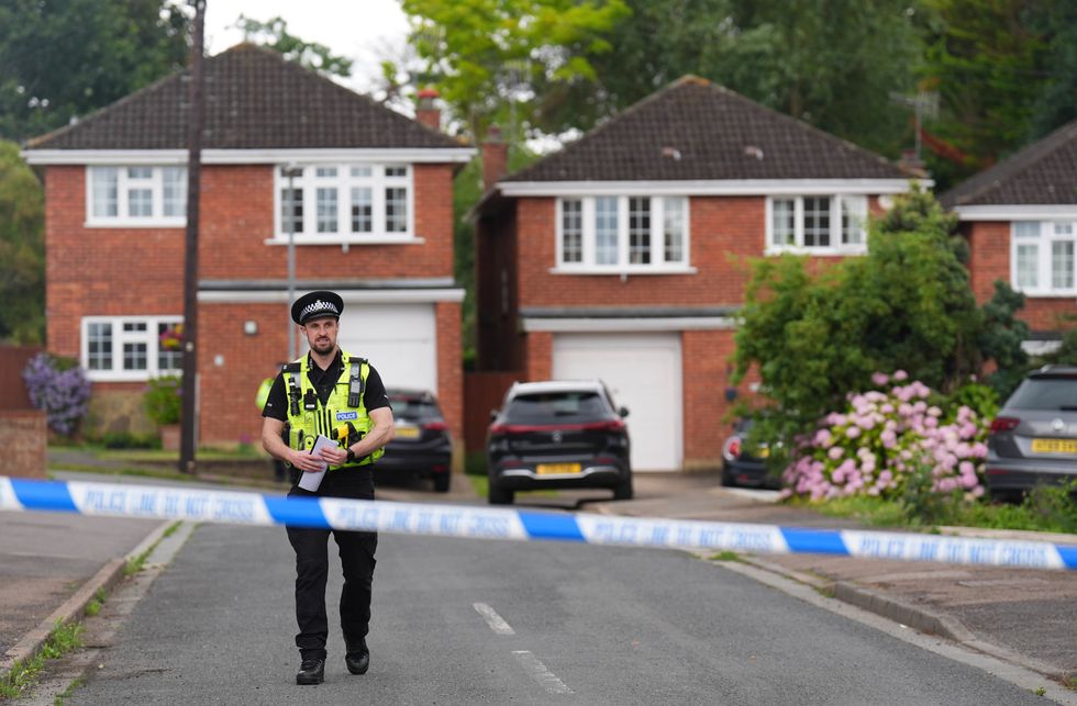 \u200bPolice in Ashlyn Close, Bushey, Hertfordshire