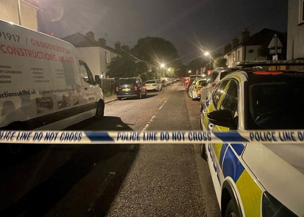 \u200bPolice in Bremer Road, Staines-Upon-Thames