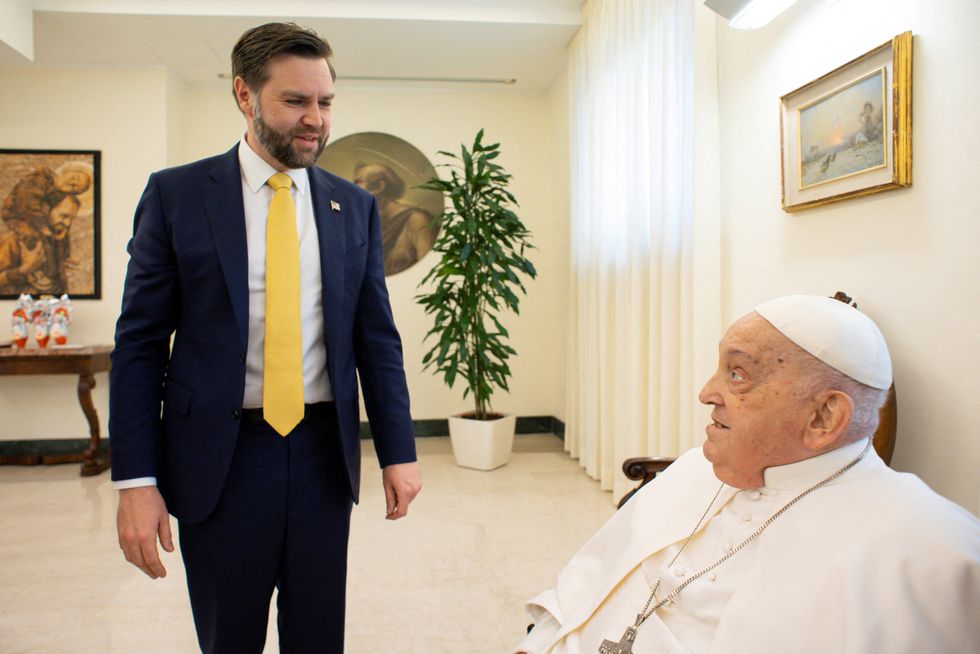 \u200bPope Francis and JD Vance