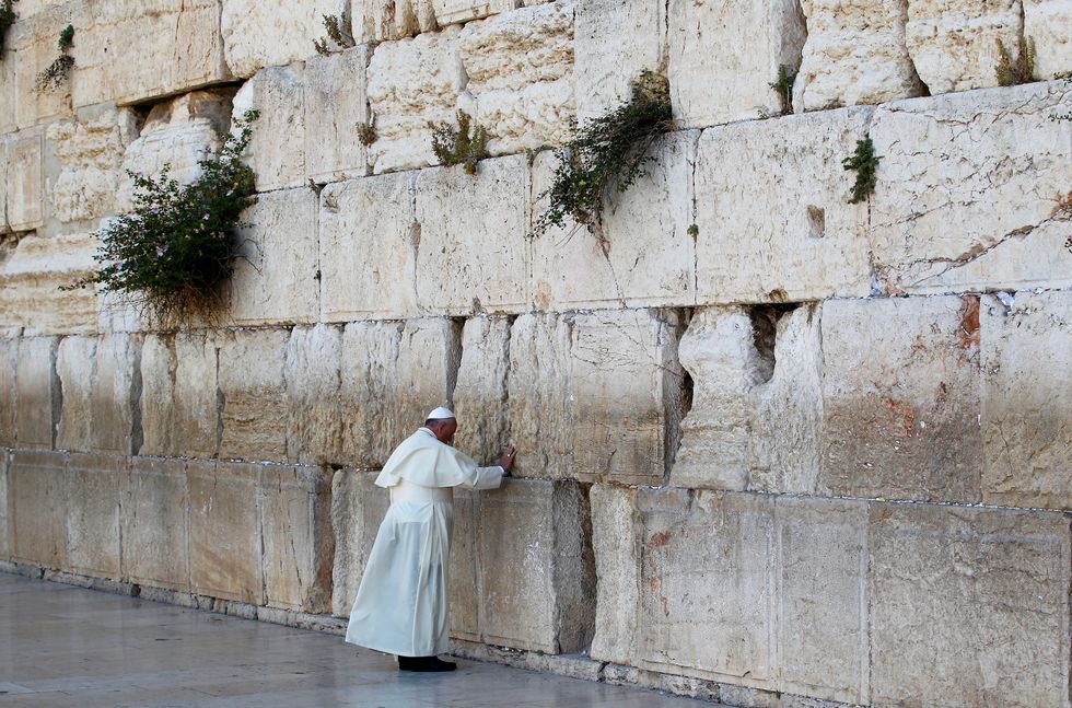 \u200bPope Francis on a visit to Jerusalem