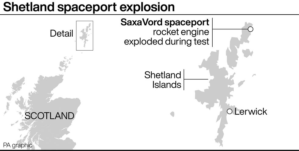 \u200bPosition of Shetland spaceport