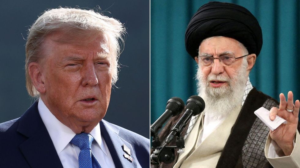 \u200bPresident Donald Trump and Iran\u2019s supreme leader Ayatollah Ali Khamenei