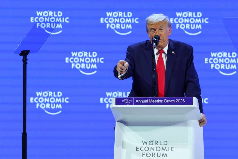 \u200bPresident Donald Trump attends the 56th annual World Economic Forum (WEF) meeting in Davos,