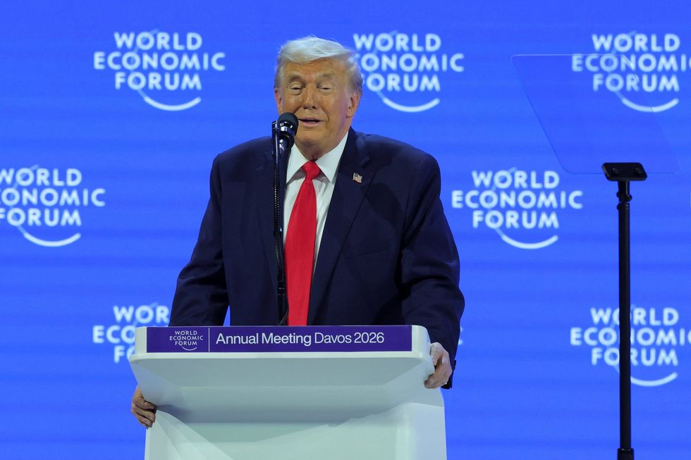 \u200bPresident Donald Trump attends the 56th annual World Economic Forum (WEF)