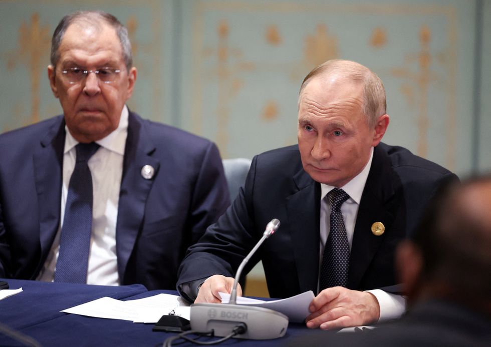 \u200bPresident Putin and Foreign Minister Sergei Lavrov