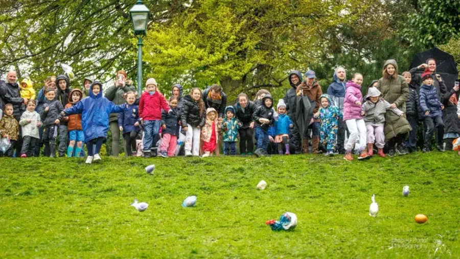 \u200bPreston Council's egg-rolling event