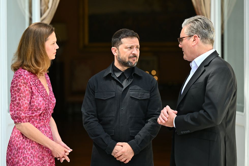 \u200bPrime Minister Keir Starmer and President of Ukraine Volodymyr Zelensky