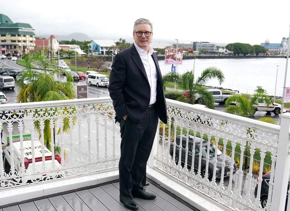 \u200bPrime Minister Sir Keir Starmer arrives in Apia, Samoa