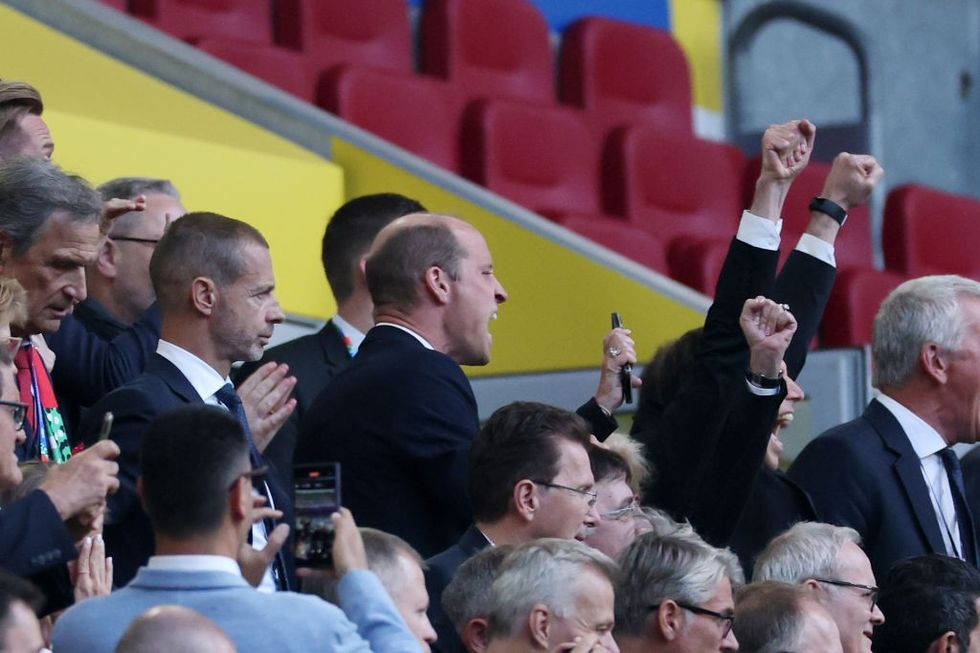 \u200bPrince William celebrating in Germany