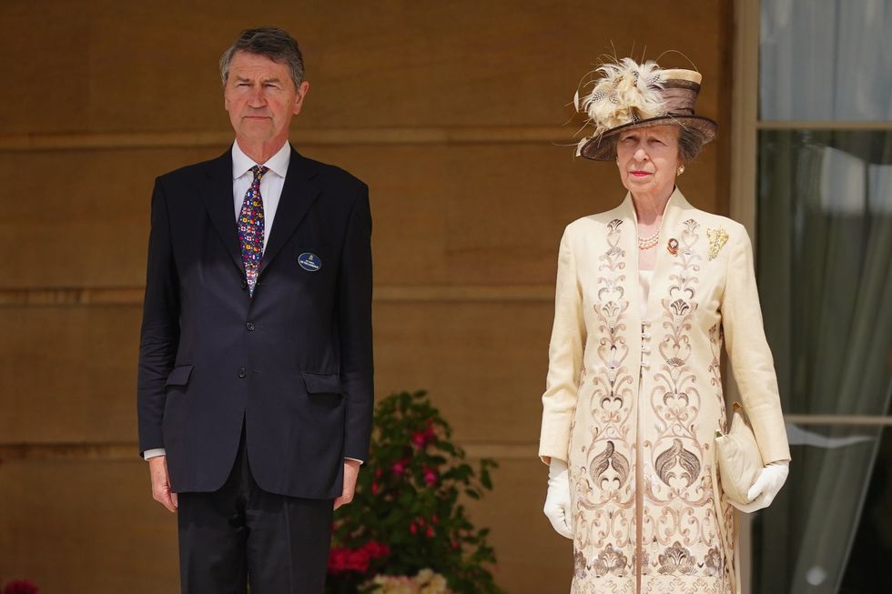 \u200bPrincess Anne and Sir Timothy Laurence