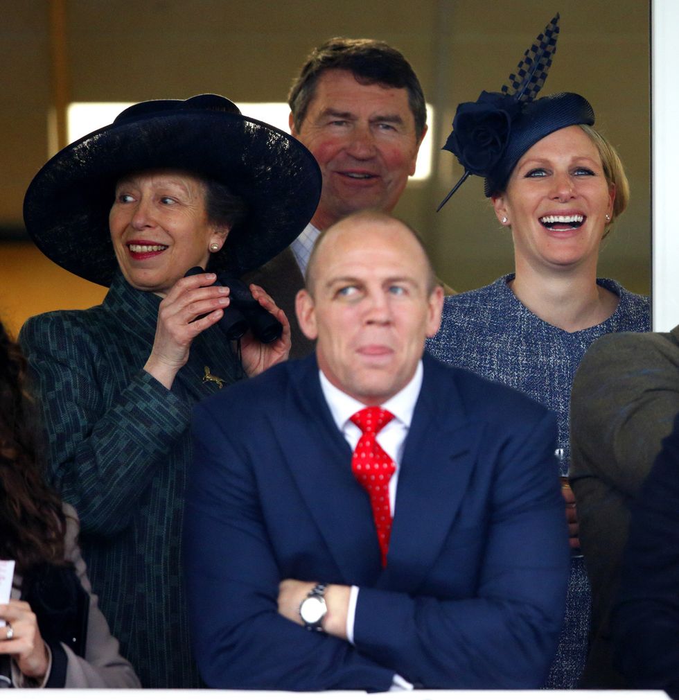 \u200bPrincess Anne, Sir Tim Laurence, Mike and Zara