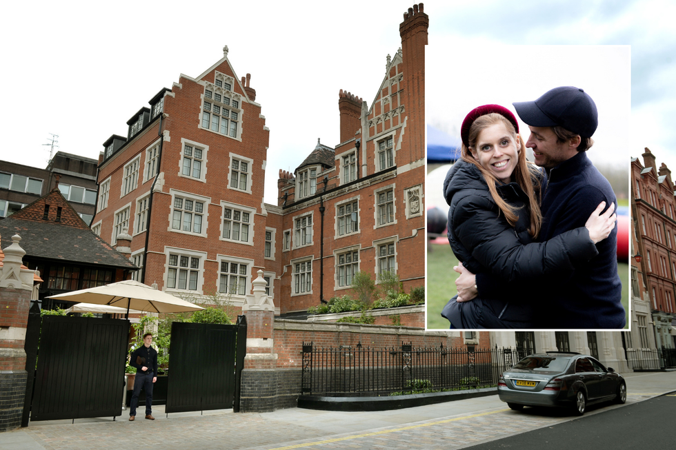 \u200bPrincess Beatrice was spotted leaving the hotel