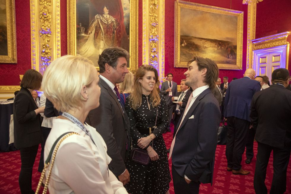 \u200bPrincess Beatrice with Edoardo Mapelli Mozzi