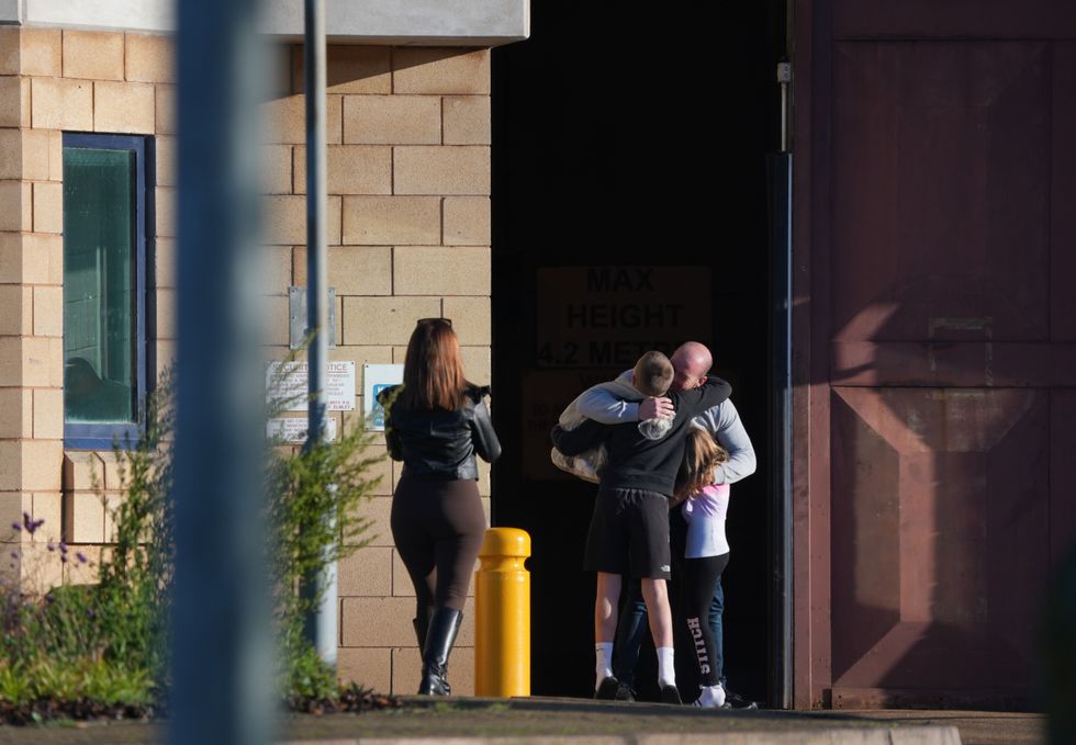 \u200bPrisoners reunite with loved ones following their early release