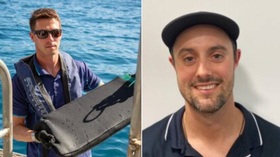 \u200bProfessor Charlie Huveneers (left) and Dr Tom Clarke (right)