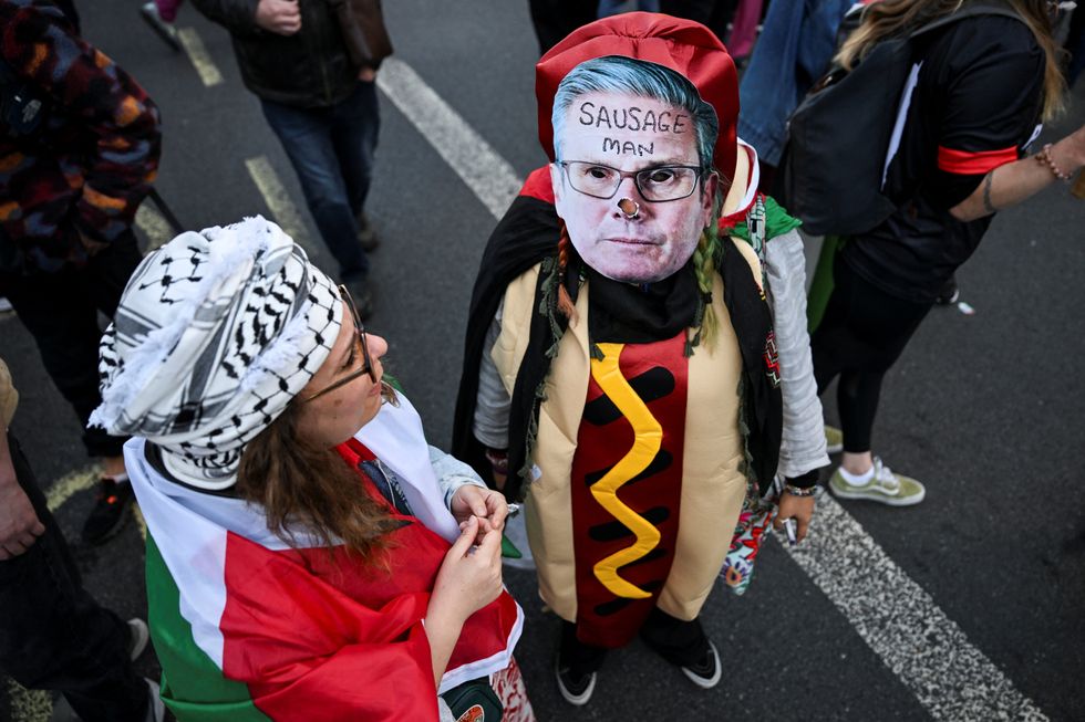\u200bProtesters in Central London