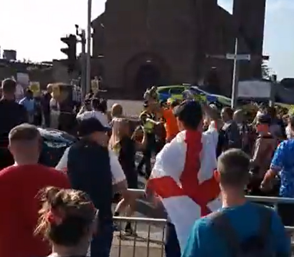 \u200bProtests broke out in Ashfield