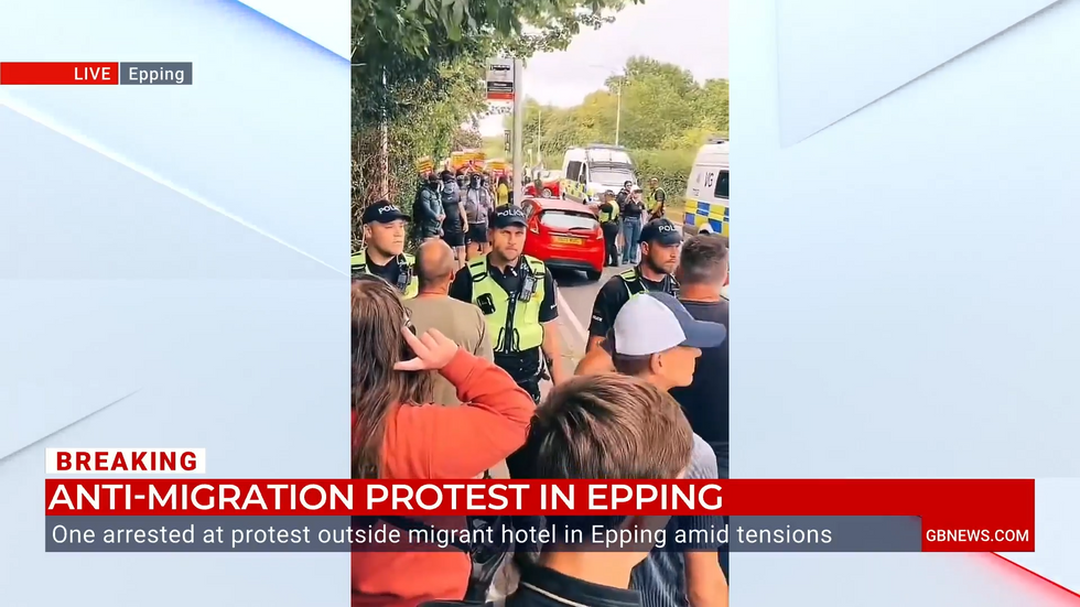 \ U200bProtests vypukl v Epping