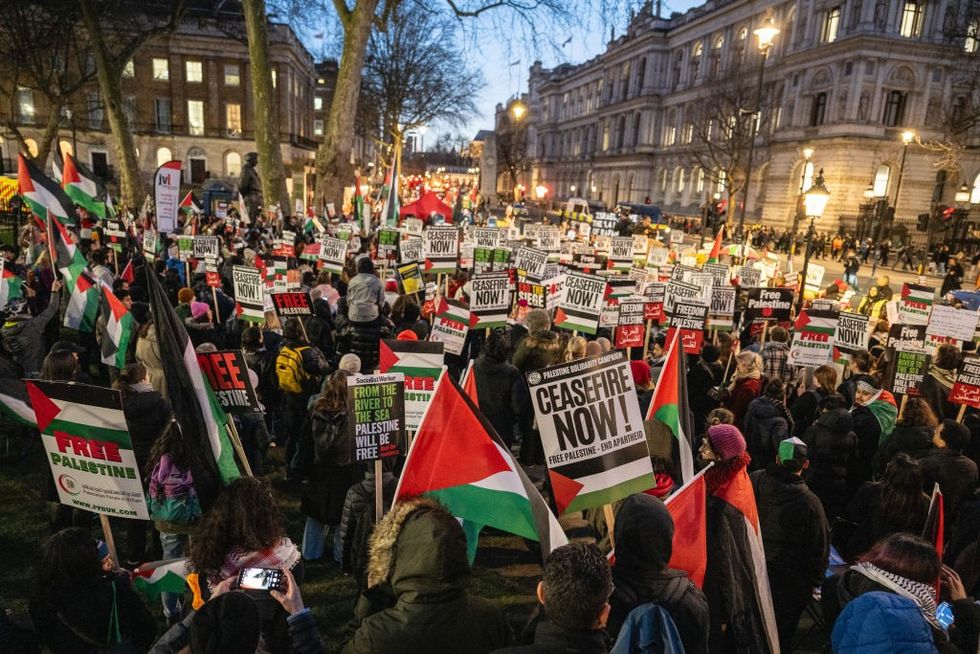 \u200bProtests have been taking place in London since the October 7 attacks