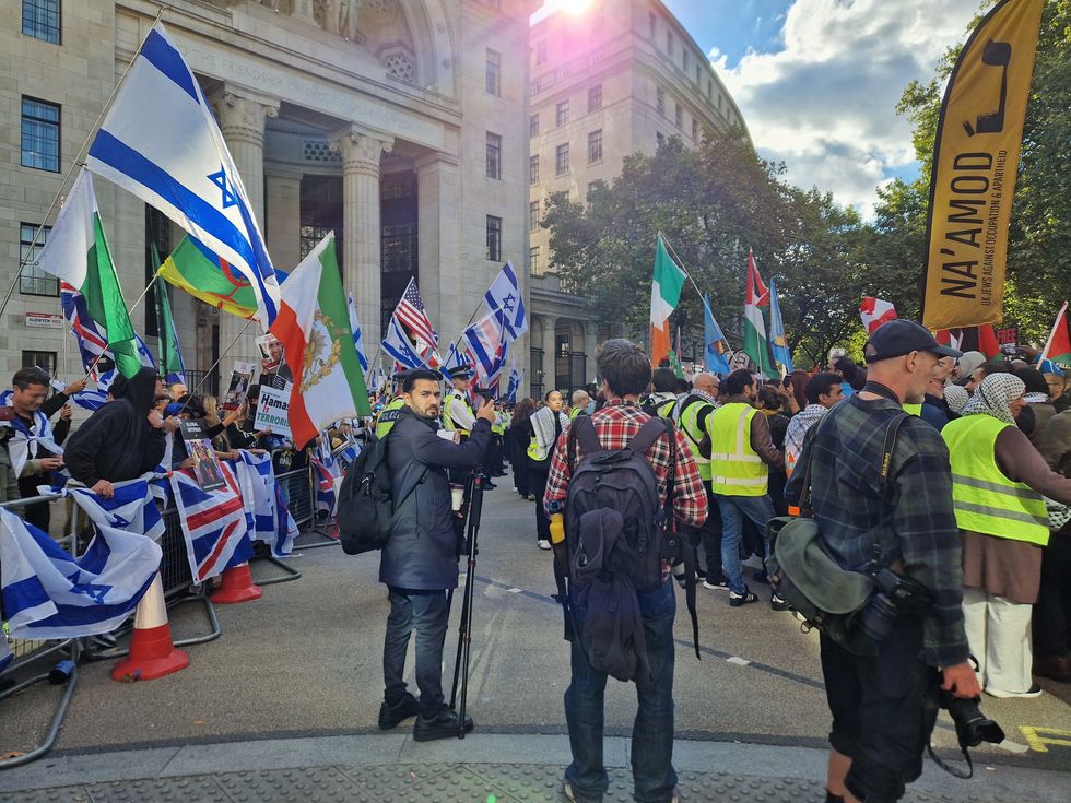 \u200bProtests in central London