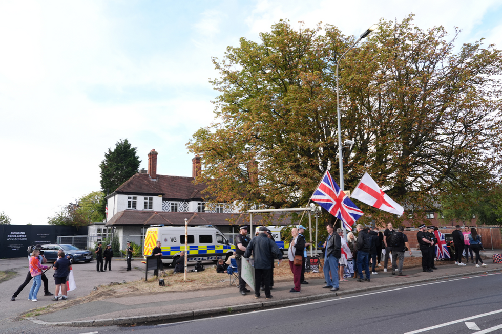 \u200bProtests start to gather in Epping