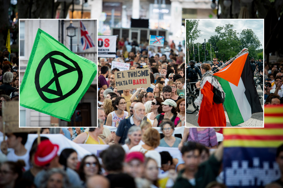 \u200bProtests took place last weekend in Mallorca