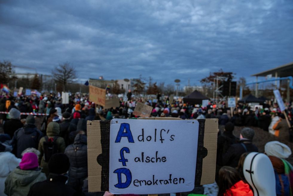 \u200bProtests were held across Germany against the AfD