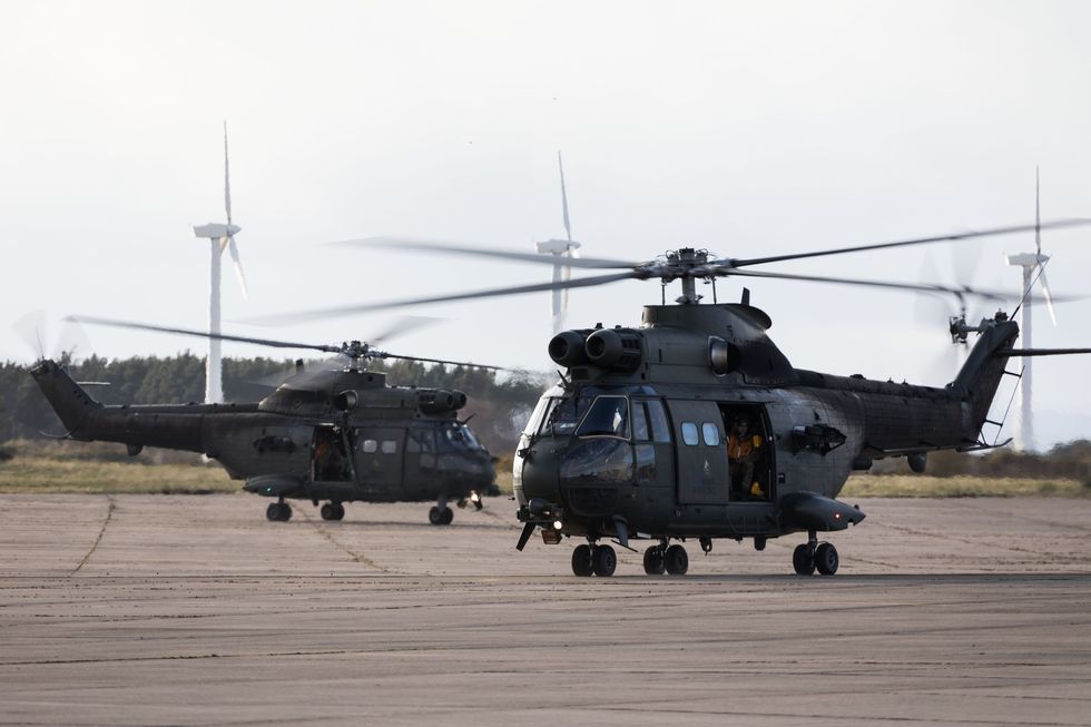 \u200bPuma helicopters