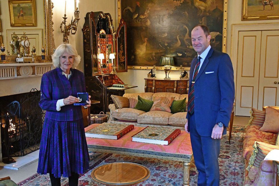 \u200bQueen Camilla with General Sir Patrick Sanders,