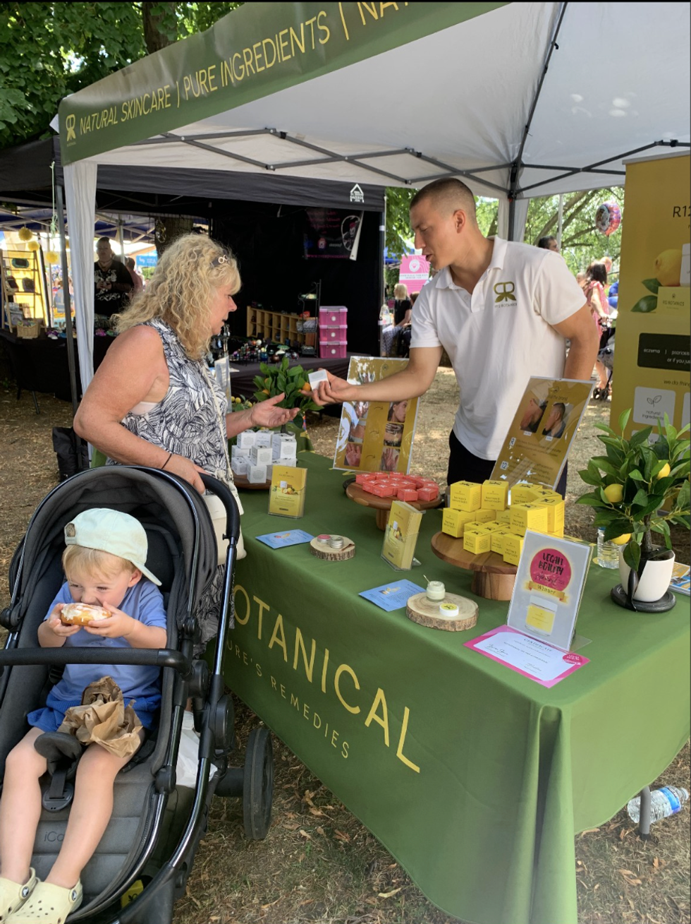 \u200bR12 Botanicals stall