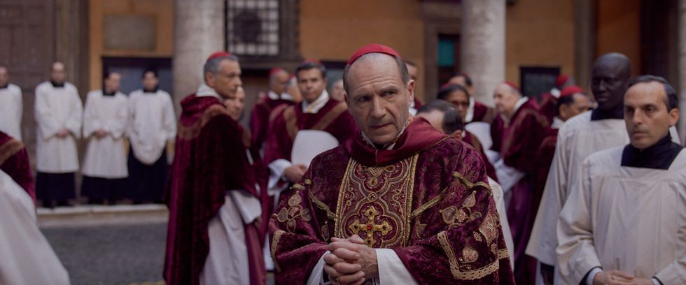 \u200bRalph Fiennes as Cardinal Lawrence