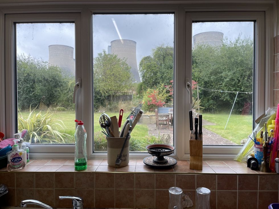 \u200bRatcliffe-on-Soar power station from Mary Weston-Webb's home