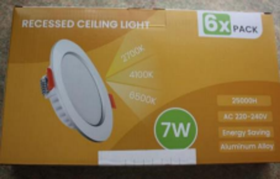 \u200bRecessed Ceiling Light JFL-039, 6 pack