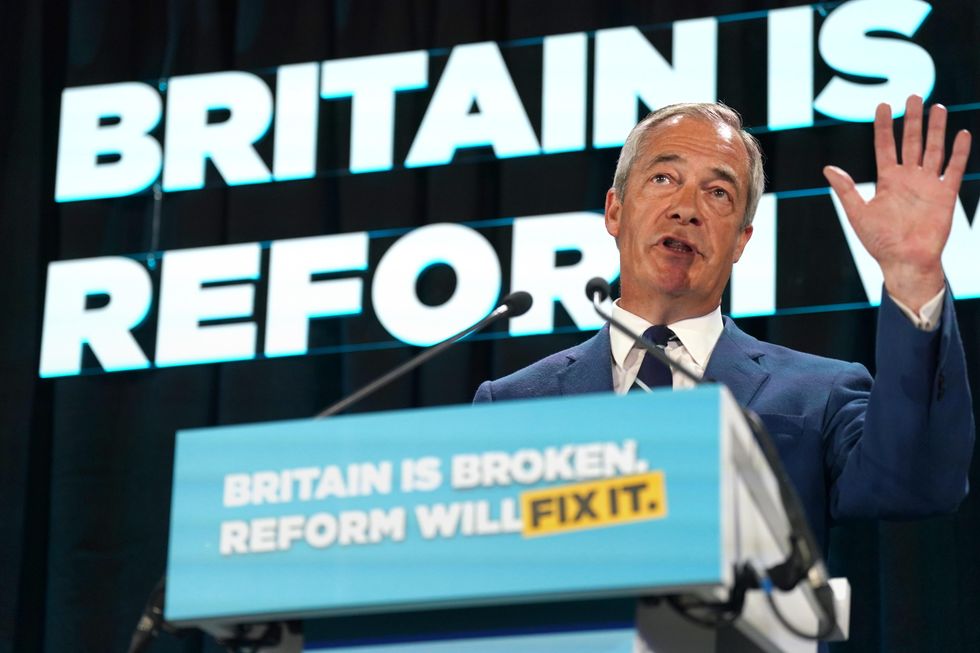 \u200bReform UK leader Nigel Farage