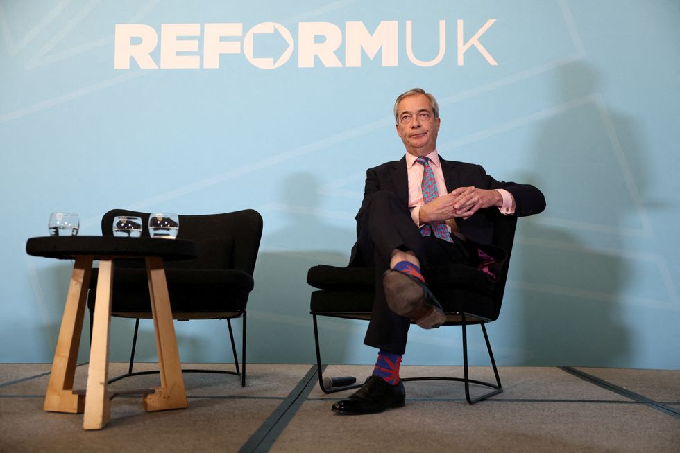 \u200bReform UK party leader Nigel Farage