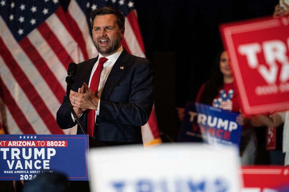 \u200bRepublican US vice presidential nominee Senator JD Vance