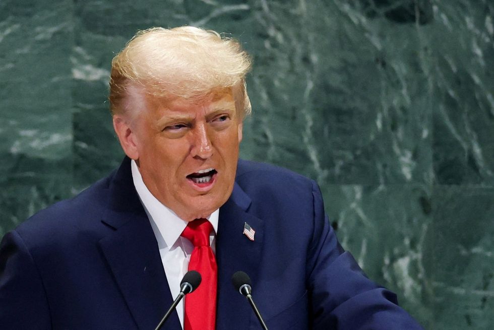 \u200bresident Donald Trump addresses the 80th United Nations General Assembly