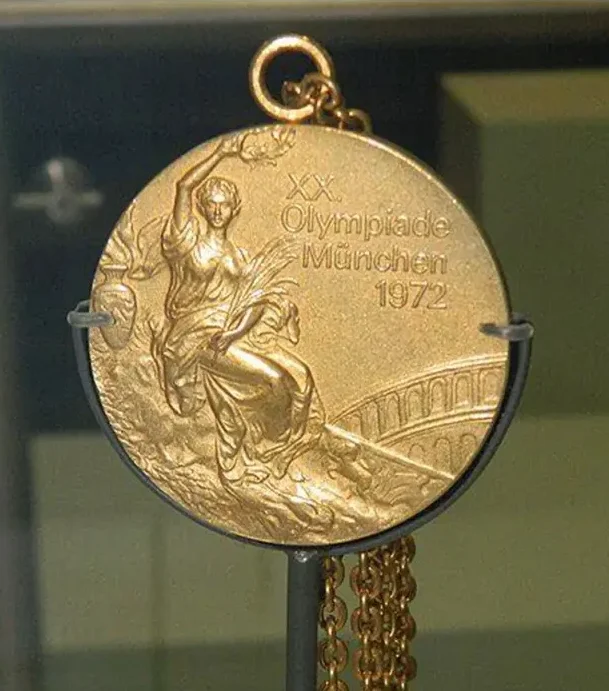 \u200bRichard Meade's Olympic gold medal from the Munich Games
