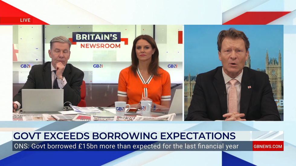 \u200bRichard Tice joined Andrew Pierce and Bev Turner on GB News