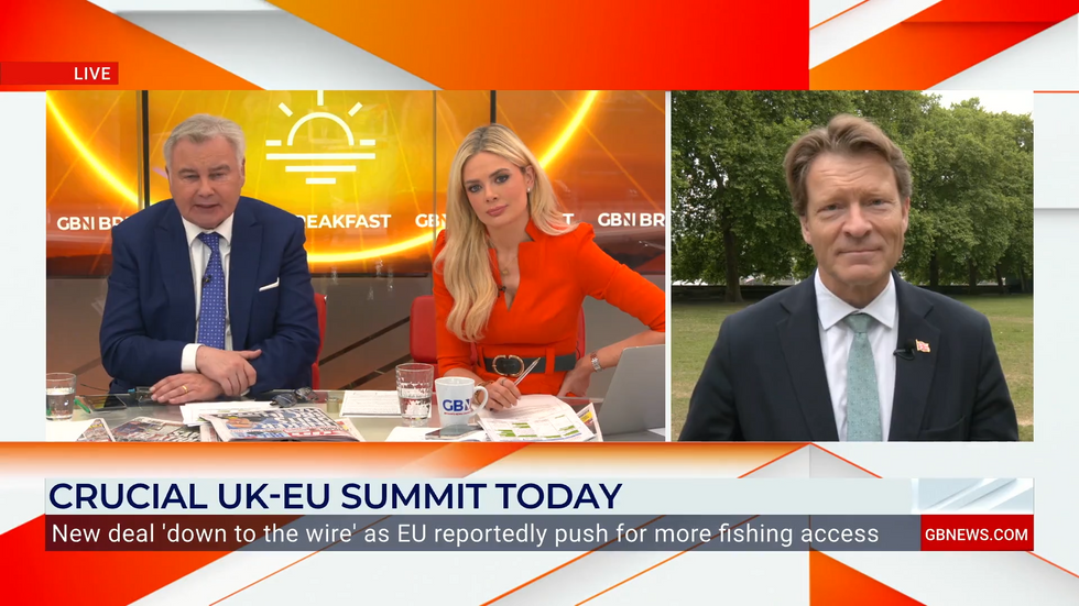 \u200bRichard Tice spoke to Eamonn Holmes and Ellie Costello on GB News