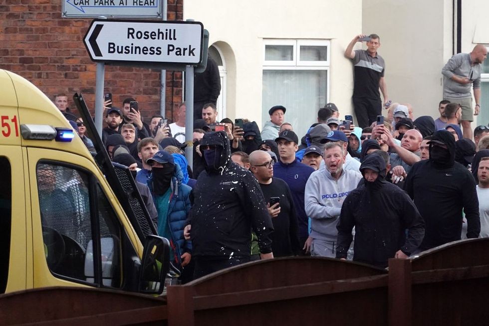 \u200bRioters clashed with police in Southport