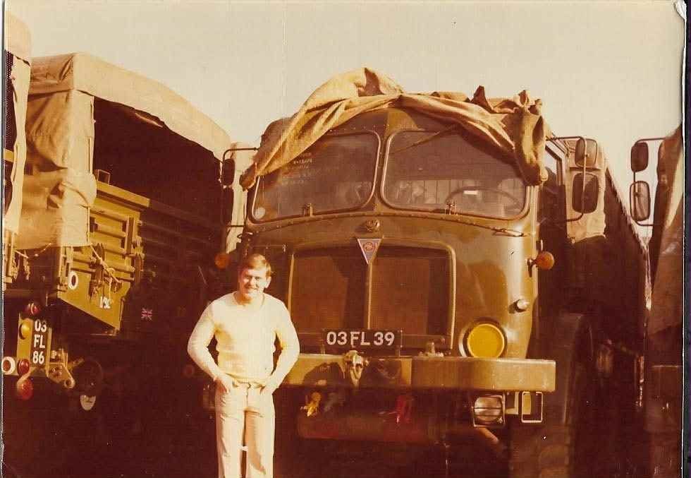 \u200bRob during his time in the armed forces