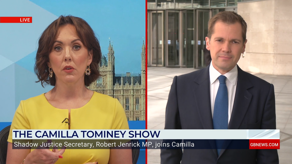\u200bRobert Jenrick joined Camilla Tominey on GB News