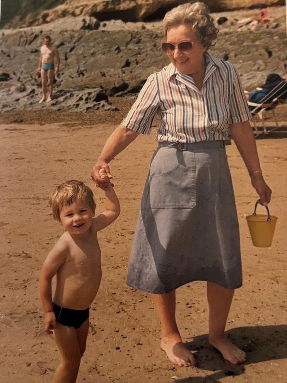 \u200bRobert Jenrick with his grandmother