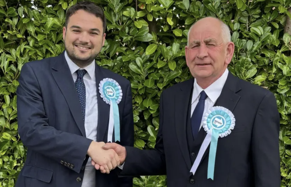 \u200bRobin Hunter-Clarke welcomed Julian Kirk to the party